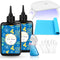 Upgraded UV Resin Kit with Light- 200g Clear Hard UV Cure Epoxy Resin Supplies Premixed Activated Glue Fast Curing Starter Jewelry Making Kit for ...