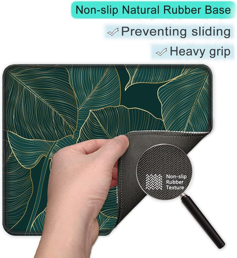 ITNRSIIET Mouse Pad with Non-Slip Rubber Base, Stitched Edge, Premium-Textured, Waterproof Gaming Mouse Pad for Wireless Mouse, Computers, Laptop,...