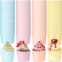 100 Pieces Baking Cups Cupcake Wrappers for Muffins 5.5 oz Multi Color Baking Cups for Desserts Baby Showers Birthday Party Celebrations (Pastel C...