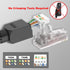 VCELINK RJ45 Connector Tool-Free, CAT6A Field Termination Plug, Gold Plated Modular Plug, UTP CAT6A Connector Toolless for 23 to 26 AWG Network Ca...