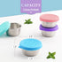 6x1.6 Oz Salad Dressing Containers With Lids, Small Leakproof Reusable Stainless Steel Salad Dressing Container To Go For Lunch Boxes,Sauce contai...