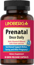 Lindberg Prenatal Vitamins for Women | 60 Capsules | Multivitamin & Mineral with Folate and Iron | Once Daily Supplement | Non-GMO, Gluten Free...