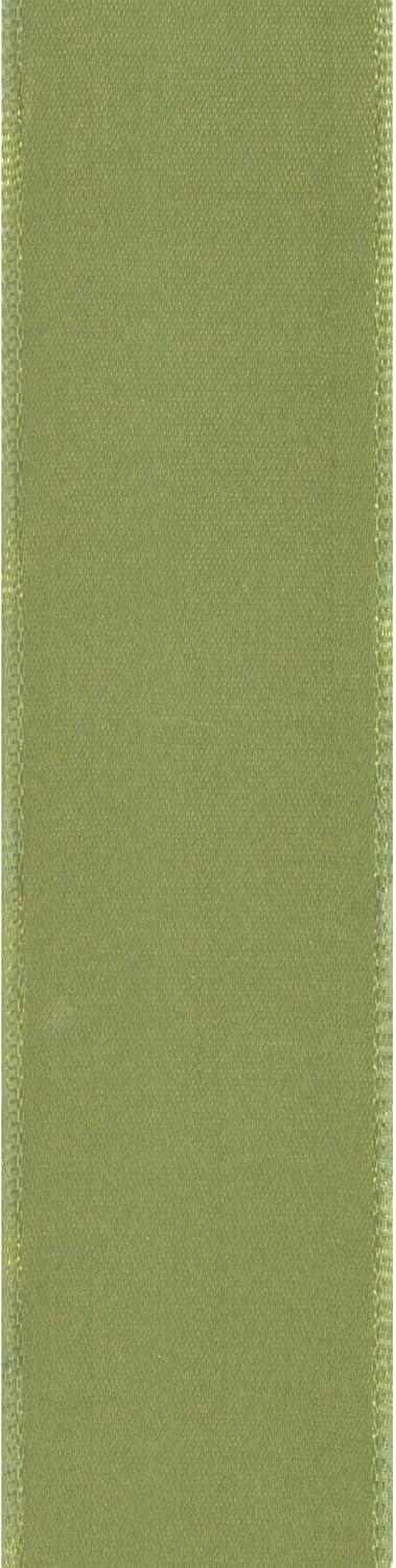 Berwick Offray 1.5" Single Face Satin Ribbon, Spring Moss Green, 25 Yds...
