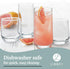 Libbey Ascent Tumbler and Rocks Drinking Glasses Set of 16, Glass Drinking Glasses with Curvature, Versatile Glassware Set for Parties and More...