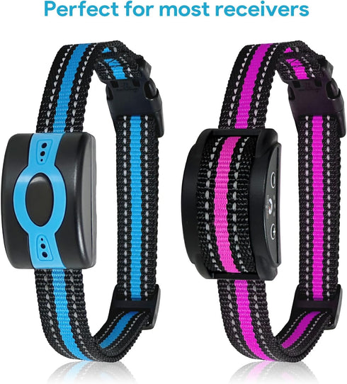 Replacement Collar for Shock Training Bark Collar,Dog Shock Collars Replacement, Nylon Replacement Collar Strap for E Collar Wireless Dog Fence Re...