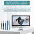 for iPhone XR Front Camera Replacement Repair Kit 7MP 6.1", iPhoneXR OEM Facing Lens Module Part Structured Light Receiver Transmitter Flex Cable ...