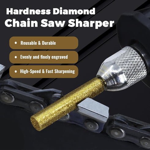 20pcs 7/32 Inch Chainsaw Chain Sharpener, Chainsaw Blade Sharpener, Chainsaw Sharpener Tool for Electric Gold Chain Saw (5.5mm)...