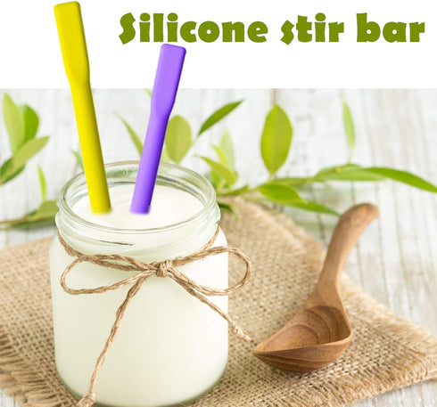 IHUIXINHE 18 Pcs Silicone Stir Sticks Set, Include 3 Pcs Silicone Spatula, 5 Pcs Silicone Epoxy Brushes, 4 Pcs Silicone and 6 Pcs Plastic Stir Sti...