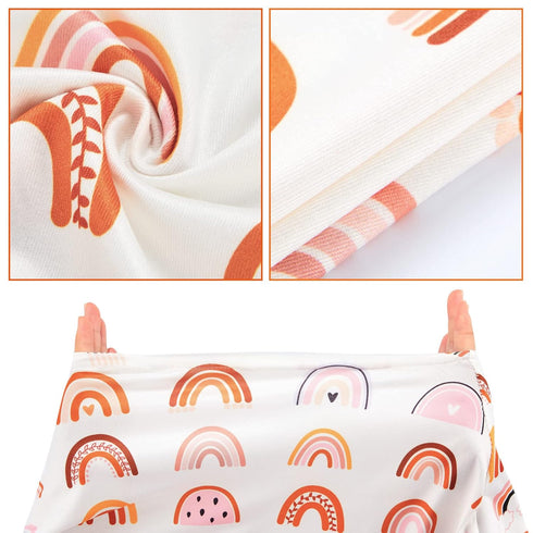 Boao Stretchy Baby Car Seat Cover Baby Car Seat Canopy Nursing Cover Carseat Canopy for Babies Breastfeeding and Car Seat Multi Use Shopping Cart ...