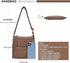 Angel Kiss Crossbody Purse for Women Multi Pockets Bags Retro Vegan Designer Leather Women's Shoulder Handbags...