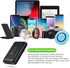 Ultra Slim Flat Portable USB Wall Charger Plug, 2 Pack Black......