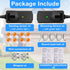 2 Pack Garage Safety Sensor Kit Garage Door Sensors 41A5034 Garage Door Openers Parts Garage Door Sensors Replacement Compatible with Liftmaster/C...
