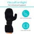 Vive Resting Hand Splint - Stroke Recovery Support Brace for Straightening Fingers - Right & Left Wrist Night Immobilizer - Patient Rehabilitation...