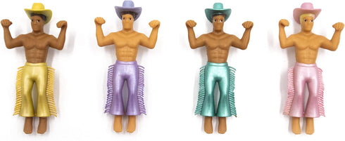 NPW Drinking Buddies Disco Cowboys Drink Markers, Wine Glass Charms, Bachelorette Party, Girls' Nights, Cowboy Theme & More, Novelty Gifts, 4 Coun...