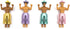 NPW Drinking Buddies Disco Cowboys Drink Markers, Wine Glass Charms, Bachelorette Party, Girls' Nights, Cowboy Theme & More, Novelty Gifts, 4 Coun...