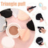 Pimoys 6 Pieces Powder Puff Face Triangle Makeup Sponge Soft Velour Puffs for Loose Powder Setting Powder Blender Foundation Sponge Beauty Makeup ...
