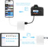 SD Card Reader for iPhone, Memory Card Reader with USB Camera Adapter Plug and Play Trail Game Camera SD Card Viewer Supports SD and TF Card Micro...