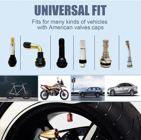 Valve Stem Cap,Tire Valve Cap Cover 5 Pack Skull Gesture for Car Truck SUV Motorcycle Bicycle with O Rubber Ring Dust Proof Car Accessories Skull...