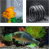 Aquarium Flexible Rubber Wall Air Curtain Bubble Tube for Fish Tank Soft Rubber Tube Hose Oxygen Diffuser Tube 75cm/29.5“ Length...