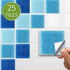 25 Pcs Self-adhesive Tile transfer for Home Decor, Peel and stick Tile Decal, Water-proof Backsplash Wall Tile Sticker for Kitchen Bathroom, 6x6in...