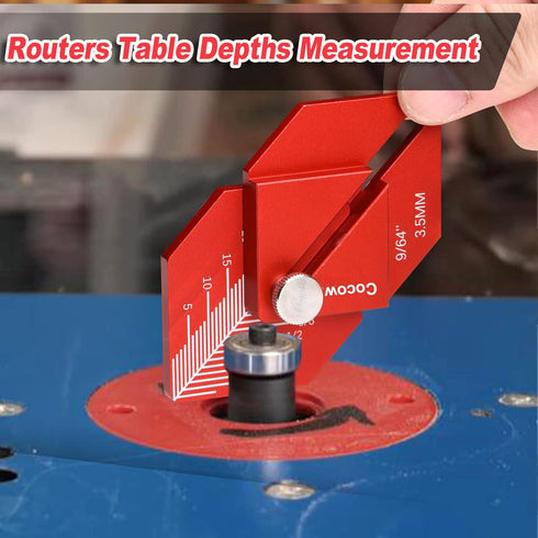 Trim Carpentry Tools Finishing Work Multi-Tool for Measuring and Marking Short Offsets,CNC-Machined...