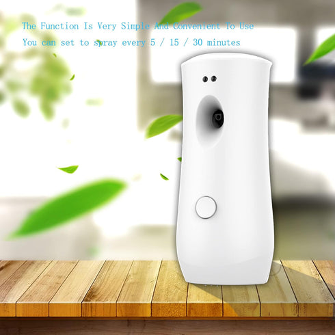 Automatic Air Fragrance Dispenser Home Wall-mounted Aerosol Spray Air Freshener for Home Offices Schools Restaurants Hotels Commercial Place (Whit...