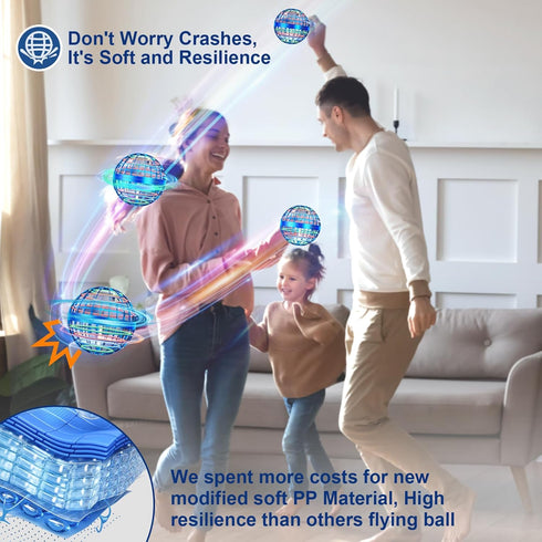 Flying Orb Ball Toys for 6 7 8 9 10 11 12 Years Old Boys Girls: Hand Controlled Mini Drone Hover Ball, Galaxy Boomerang Ball Magic Floating Ball, ...