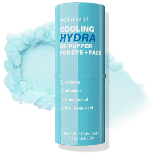 wet n wild Cooling Hydra De-Puffer, Soothing Stick with Vitamin E & Caffeine, Instant Skin Refreshments For All Skin Types, Vegan & Cruelty-Free...