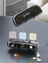 Small Pill Box, Pill Case,Pill Organizer, Travel Waterproof Portable Pocket Pill Box Medicine Organizer, Daily Pill Container for Purses Compact T...