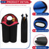 Desing Wish 2-Bottle Set Wine Carrier Tote Bag for 750ml Red/White Wine Bottles, Insulated Neoprene Wine Cooler Bag Wine Gift Bags for Gift/Picnic...