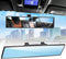 Broadway Car Rear View Mirror HD Anti Glare Universal 12 Inch large Field of View Panoramic Rearview Mirror with Wide Angle Blue Tint for Car SUV ...