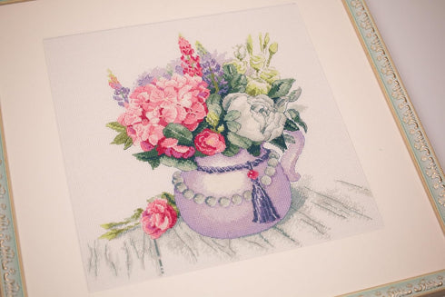 RIOLIS Counted Cross Stitch kit 1931 Floral Charm...