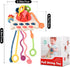Montessori Toys for 1 Year Old, Sensory Toys for Babies, Food Grade Silicone Pull String Activity Toy, Fine Motor Toys, Baby Travel Toys, Toddler ...