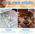 Stainless Steel Ice Ball Coffee Cooling Tool, Release the Real Flavor of Coffee, The Reusable Cooler is Suitable for Coffee, Whiskey, Cocktails an...