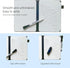 White Board Notebook, A5 Sliding Portable Dry Erase Board, Erasable Double Sided Office Mini Whiteboard with Marker Pen Suitable for Study Meeting...