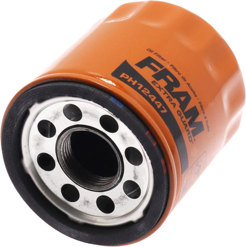 FRAM Extra Guard Spin-On Automotive Replacement Oil Filter, Designed for Conventional and Synthetic Oil Changes Lasting up to 10k Miles, PH12447 w...