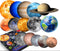 UNTOLD PLANETS 195+PCS Glow in The Dark Planets for Ceiling Decorations, Star Stickers Sun, Moon Pluto Wall Stickers for Kids, Boys Room Decor, Wa...