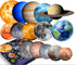 UNTOLD PLANETS 195+PCS Glow in The Dark Planets for Ceiling Decorations, Star Stickers Sun, Moon Pluto Wall Stickers for Kids, Boys Room Decor, Wa...