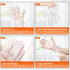 100 Pcs Disposable Plastic Gloves Food Handling Service Gloves Disposable for Cooking Kitchen Cleaning Food Prep Safe Restaurant Dye Universal Siz...