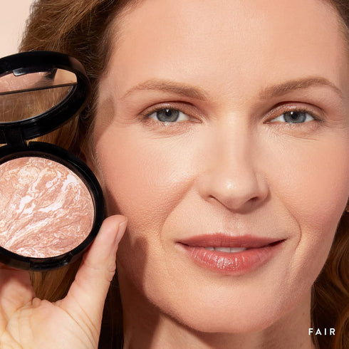 LAURA GELLER NEW YORK Baked Bronze-N-Brighten Bronzer Powder - Fair - Natural Bronze Glow...