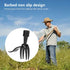 Stand Up Weed Puller Tool,Manual Weed Remover with Foot Plate for Removing Weeds, Weeding Head Replacement 4-Claw Weeder Root Remover Hand Tool fo...
