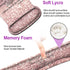 Keyboard Wrist Rest Pad and Ergonomic Mouse Pad Wrist Support Set Proverbs 31:25 Bible Verse Pink Design for Gaming, Office, Comfortable and Pain ...