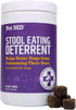 Pet MD Stool Eating Deterrent - Prevent Dog from Eating Poop - Coprophagia Aversion with Enzymes, Herbs, & Prebiotics for Digestive Support & Fres...
