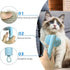 Dog Brush for Shedding, Undercoat Rake for Dogs, Cat Hair Brush, Self Cleaning Slicker Brush for Short and Long Haired Cats Dogs, Dog Deshedding B...
