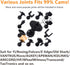 Dash Cam Suction Mount - Windshield & DashBoard Suction Cup Mount Holder/w Various Joints for Yi/Rexing/Falcon/Old Shark/VANTRUE/KDLINKS/WheelWitn...