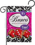 Breeze Decor It's Bunco Time Garden Flag Interests Games Night Dice Poker Bingo Hobbies Leisure Activity House Decoration Banner Small Yard Gift D...