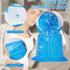 16 Pack Blue Emesis Bags Disposable for Kids, 1000 ml Vomit Bag for Morning Sickness Bags, Portable Nausea Bags for Pregnant Women,Barf Bag with L...