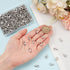 300Pcs Lobster Claw Clasps Bulk Lobster Clips Small Alloy Silver Trigger Fasteners Hook Link Clip Findings for Jewelry Making DIY Bracelet Necklac...