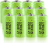 JINTION Rechargeable 2/3 AA Batteries NIMH Battery 1.2V 2/3 AA 650mah 12Pcs Button-Top Battery, 0.59 * 1.18 inch(They are not AA Size Batteries)...