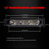 4 x #10 (M5) Studs Bus Bar, Ampper 4.2" Ground Distribution Block Brass Battery BusBar Junction with Cover for Auto Boat Amplifier and More (Black...